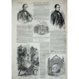   1850 Glastonbury Abbey Cockburn Kind Edward School Men