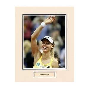  Elena Dementieva Matted Photo Sports Collectibles