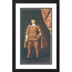 Zurbaran, Francisco de 17x24 Framed and Double Matted Portrait of the 