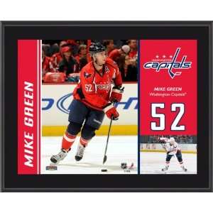  Mike Green Plaque  Details Washington Capitals 