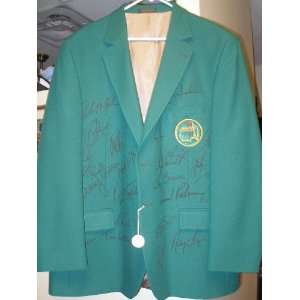  Masters Green Blazer Signed by 25 Masters Champions COA 