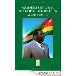 Gnassingbe Eyadema, Discours et allocutins  Volume 2, 1976 1981 