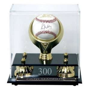 Greg Maddux Autographed Laser Engraved Baseball with 300 Wins 