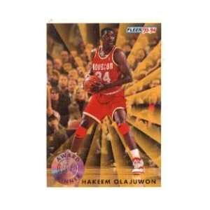  1993 94 Fleer #230 Hakeem Olajuwon Award Winner Sports 