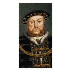  King Henry VIII portrait (Reigned 1509   1547) Stretched 