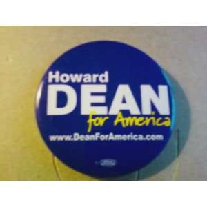 Howard Dean Campaign Button