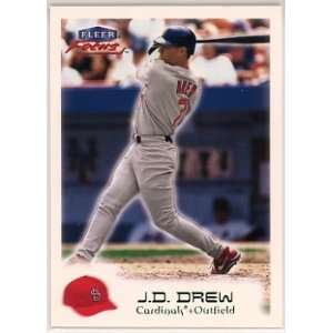  J.D. Drew St. Louis Cardinals 2000 Fleer Focus Masterpiece 