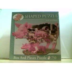  Shaped Puzzle (Pig) by Jack Williams (750 pieces, 19.25 x 