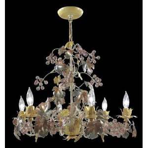 By James R Moder Florence Collection Burnished Ivory Finish 6 Light 