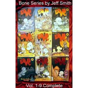   Jeff Smith Near Complete Set 1 9 Books Bone Collection Jeff Smith