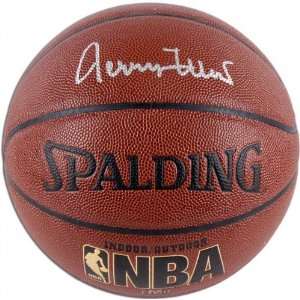 Jerry West Autographed Basketball  Details Indoor/Outdoor Spalding 