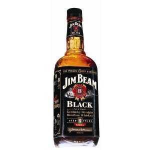 Jim Beam Bourbon Black Flask 1 Liter