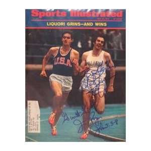  Jim Ryun & Marty Liquori autographed Sports Illustrated 