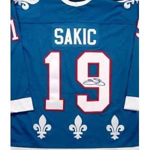 Joe Sakic Autographed Hockey Jersey (Quebec Nordiques)