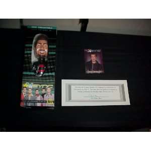 Nsynch 2001 Bobble Head, Joey Fatone Jr, Collector Card, Certificate 