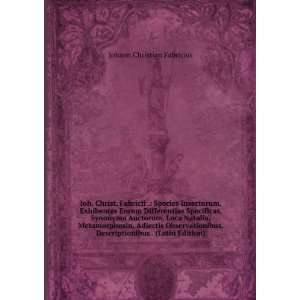   . (Latin Edition) Johann Christian Fabricius  Books