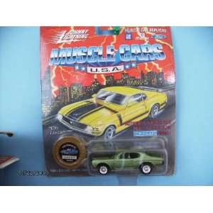  Johnny Lightning Muscle Car Limited Edition 1970 Chevelle Ss Green 