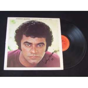 Johnny Mathis   The Best Days of My Life   Signed Autographed Record 