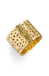 Lois Hill Two Tone Organic Geo Cigar Band Ring ( Exclusive 