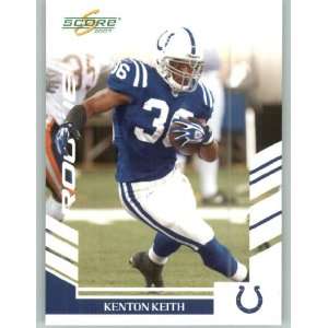  2007 Score #440 Kenton Keith RC   Indianapolis Colts 