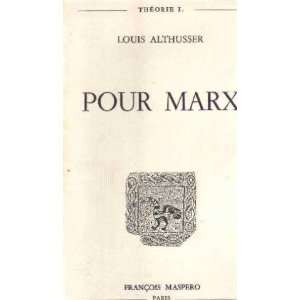 Pour marx Althusser Louis Books