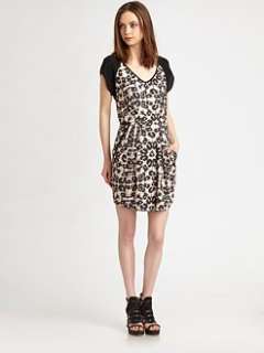 Rebecca Taylor   Leopard Block Dress