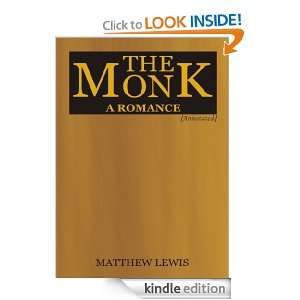   MONK  A ROMANCE [Annotated] Matthew Lewis  Kindle Store