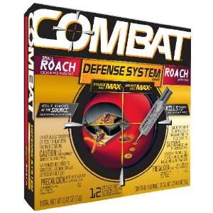 Combat Source Kill Max Roach Bait and Gel, Small, 12 Bait Stations per 