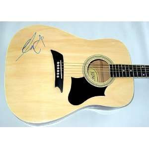 Merle Haggard Autographed Signed Guitar & Proof