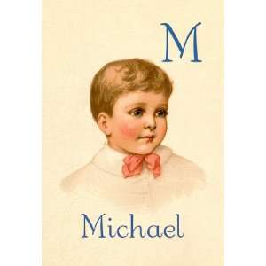  M for Michael 24x36 Giclee