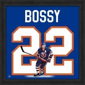 Mike Bossy New York Islanders 20x20 Framed Uniframe Jersey Photo