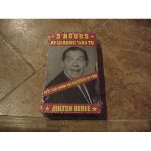 MILTON BERLE 5 HOURS OF CLASSIC 50S TV VHS VIDEO