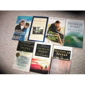  7 Book Nicholas Sparks Set Message in a Bottle/A Walk To 