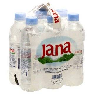 Jana European Artesian Water 6 pack, 16.9000 ounces (Pack of4) by 