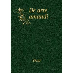 De arte amandi Ovid  Books
