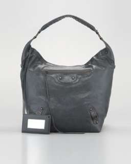 V11XJ Balenciaga Classic Neo Hobo, Anthracite