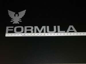 Formula Boat Thunderbird Emblem and letters  