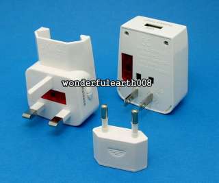 Universal Travel Power Plug Adapter USB Port Charger  