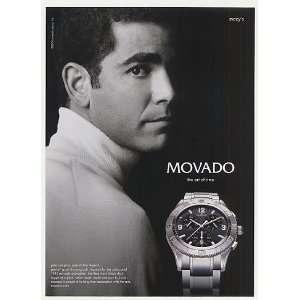  2004 Pete Sampras Movado Gentry Sport Watch Photo Print Ad 