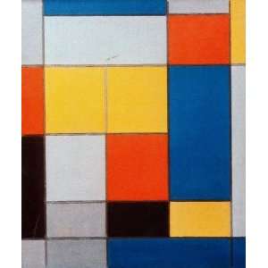 FRAMED oil paintings   Piet Mondrian   24 x 28 inches   Composition 