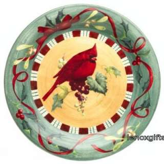 LENOX WINTER GREETINGS EVERYDAY CARDINAL Dinner plate Cardinal Bird 
