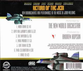 Star Wars Return Of The Jedi CD by New World Orchestra  