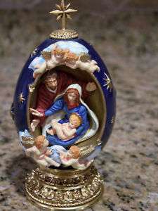 Franklin Mint House Of Faberge Nativity Egg  