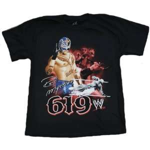 REY MYSTERIO   ALL ABOUT 619 WWE WRESTLING T SHIRT   SIZE KIDS MEDIUM