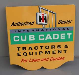   Cadet Tractor Flange Sign For Lawn and Garden farm New Reissue  
