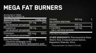 Optimum Nutrition Mega Fat Burners  