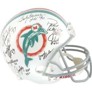  Miami Dolphins 1972 Team Signed Replica Full Size Helmet 