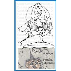  Go To Gal Doodle Unmounted Rubber Stamp 