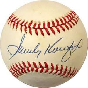 Sandy Koufax Autographed Baseball   Autographed Baseballs