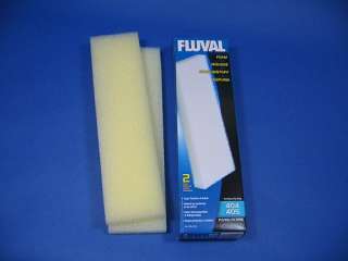 2x Hagen Fluval 404 405 Filter Foam Blocks 2 Pack pads  